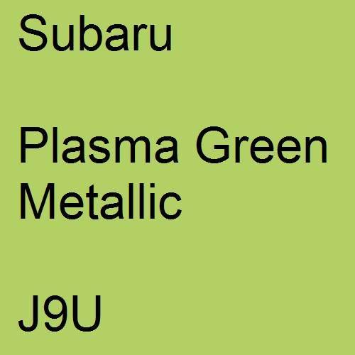 Subaru, Plasma Green Metallic, J9U.